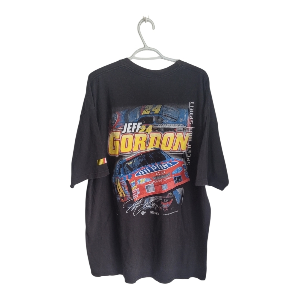 Vintage 2002 NASCAR Jeff Gordon Racing Graphic T-Shirt XL Competitors View